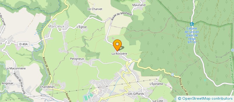 localisation de l'entreprise GFA DE L'EPINE  NOVALAISE