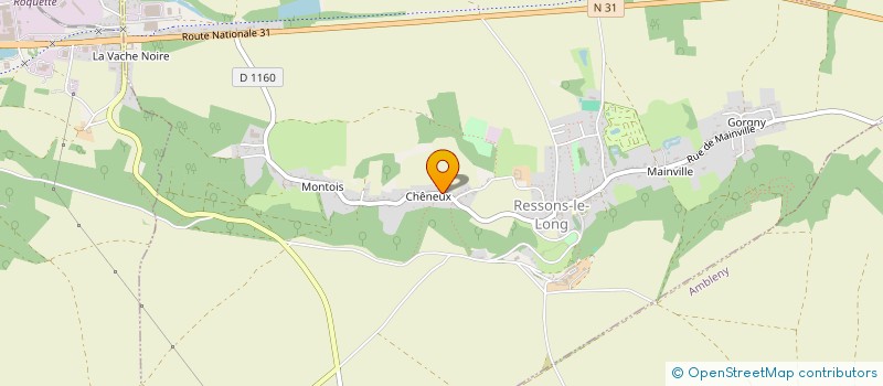 localisation de l'entreprise GFA DE L EPINETTE  RESSONS-LE-LONG