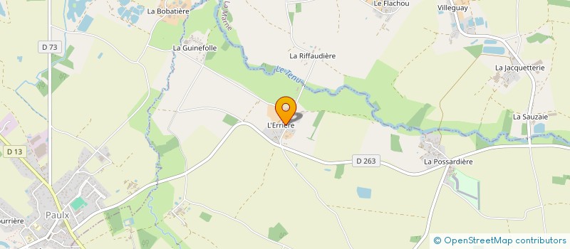 localisation de l'entreprise GFA DE L'ERRIERE  SAINT-ETIENNE-DE-MER-MORTE