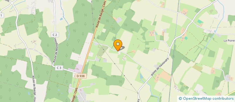 localisation de l'entreprise GFA DE L ESPAGNOL  BAUGE-EN-ANJOU