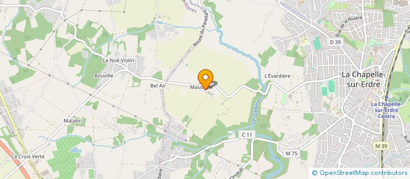 localisation de l'entreprise GFA DE L'ETANG à CHAPELLE-SUR-ERDRE (LA)