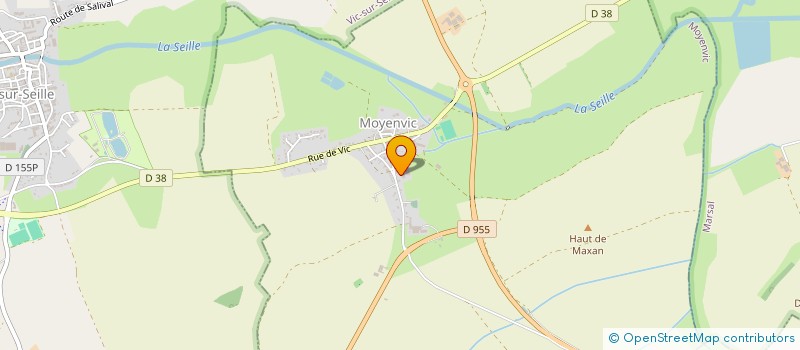 localisation de l'entreprise GFA DE L'ETANG  MOYENVIC