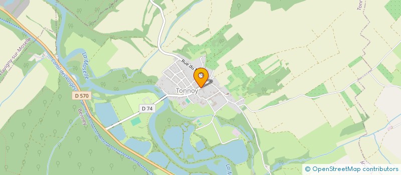 localisation de l'entreprise GFA DE L'ETANG  VILLE-EN-VERMOIS