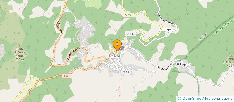 localisation de l'entreprise GFA DE L ETANG DE DIANA à SARTENE