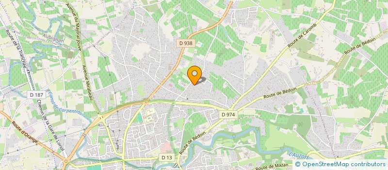 localisation de l'entreprise GFA DE L'EYGUETTE  CARPENTRAS