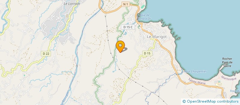 localisation de l'entreprise GFA DE L'HABITATION CRASSOUS à MARIGOT