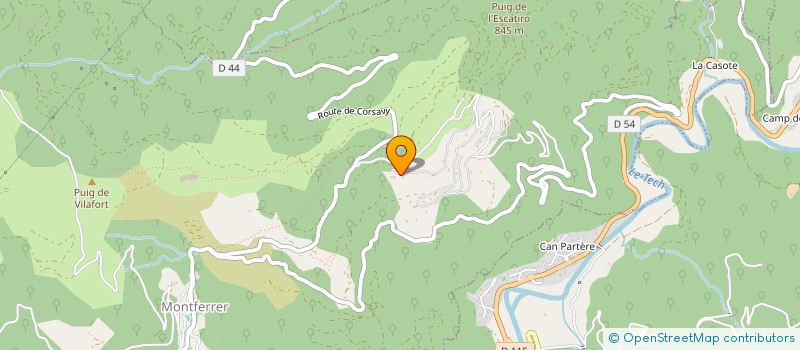 localisation de l'entreprise GFA DE L'HARMONIE  MONTFERRER