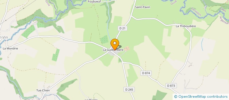 localisation de l'entreprise GFA DE L'HERBELLERIE à BAZOCHES-AU-HOULME