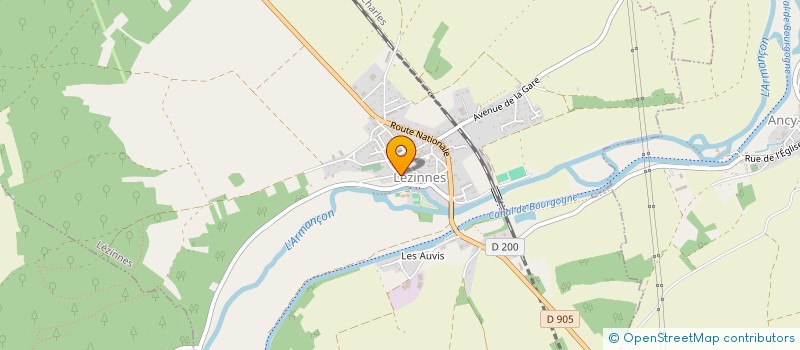 localisation de l'entreprise GFA DE L'HERBUCLOSE  PACY-SUR-ARMANCON