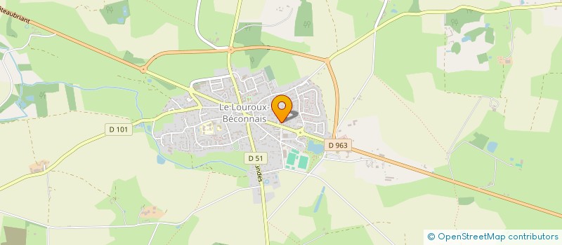 localisation de l'entreprise GFA DE L'HERMITAGE à SAINT-CLEMENT-DE-LA-PLACE