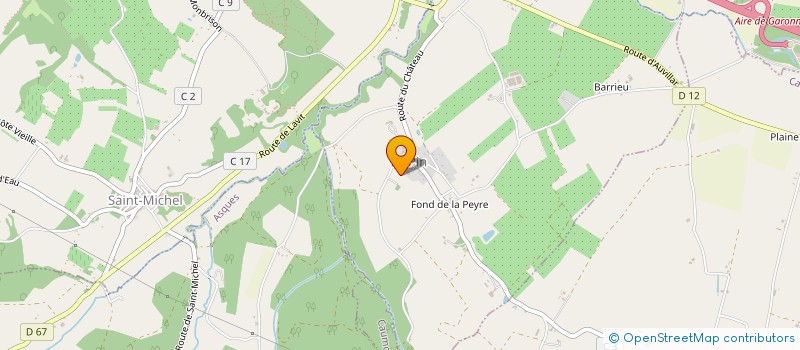 localisation de l'entreprise GFA DE L HOMME  DUNES