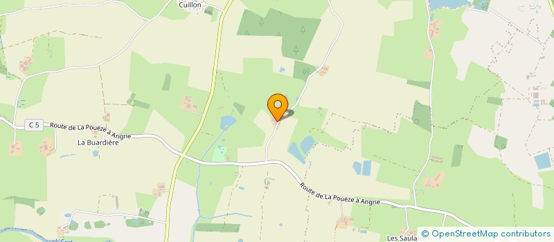 localisation de l'entreprise GFA DE L'HOMMEE  ERDRE-EN-ANJOU