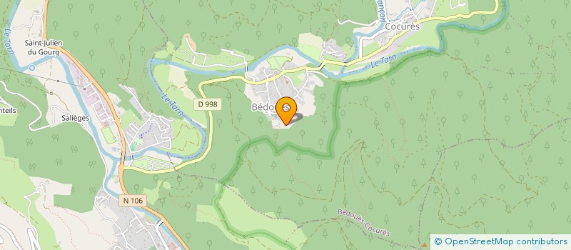 localisation de l'entreprise GFA DE L HON  BASSURELS