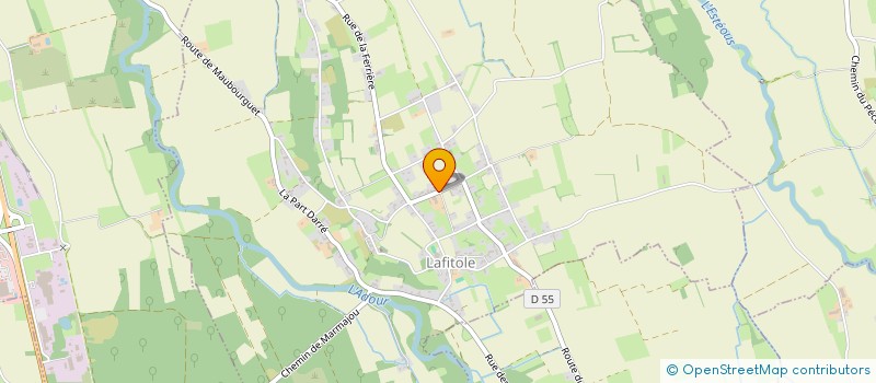 localisation de l'entreprise GFA DE L HORTENSE  LAFITOLE
