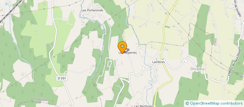 localisation de l'entreprise GFA DE L'HUGUENOT  DIVAJEU