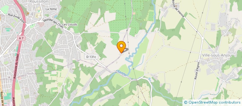 localisation de l'entreprise GFA DE L'INDIVIS  ROUSSILLON