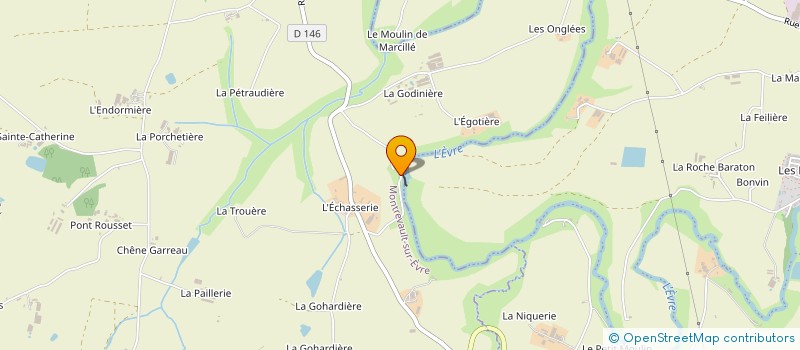 localisation de l'entreprise GFA DE L INGREE  MAUGES-SUR-LOIRE