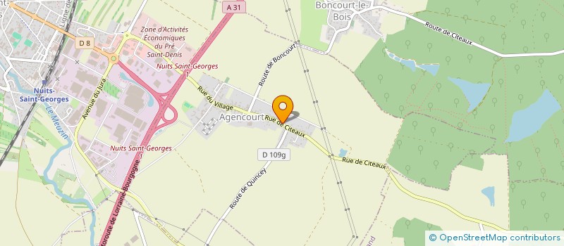 localisation de l'entreprise GFA DE L'ORME THOMAS  AGENCOURT