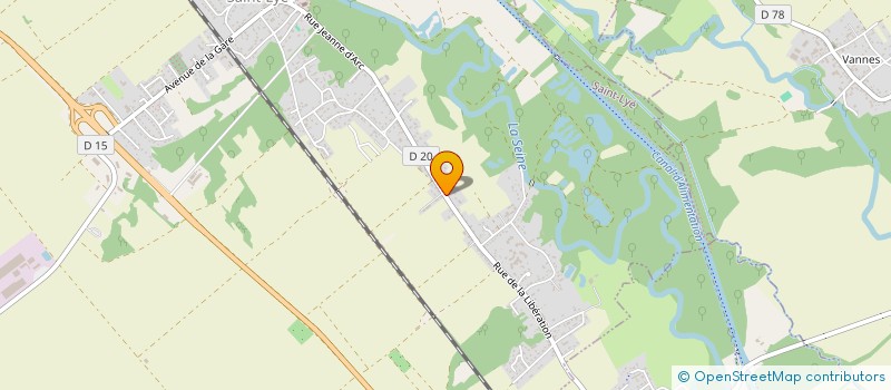 localisation de l'entreprise GFA DE L'ORVINOISE  SAINT-LYE