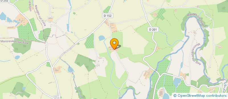 localisation de l'entreprise GFA DE L'OUCHE  MAUGES-SUR-LOIRE