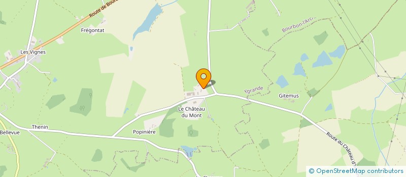 localisation de l'entreprise GFA DE LA BACHARDE  YGRANDE