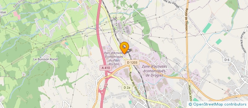 localisation de l'entreprise GFA DE LA BALME  LA ROCHE-SUR-FORON