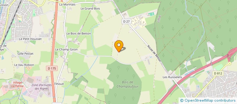 localisation de l'entreprise GFA DE LA BARBOTAIS  THORIGNE-FOUILLARD