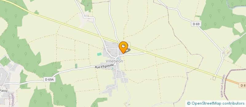 localisation de l'entreprise GFA DE LA BARRIERE  VILLEBEON