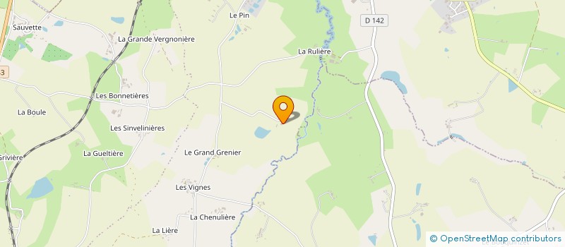 localisation de l'entreprise GFA DE LA BARRIERE  SAINT-PARDOUX-SOUTIERS