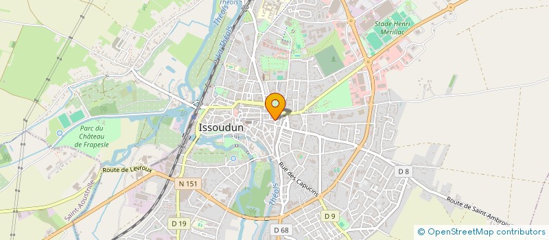 localisation de l'entreprise GFA DE LA BASSE COUR à ISSOUDUN