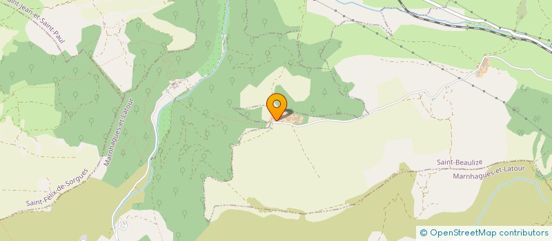 localisation de l'entreprise GFA DE LA BATISSE  SAINT-BEAULIZE