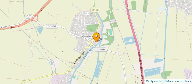 localisation de l'entreprise GFA DE LA BEAUNE  COUTERNON