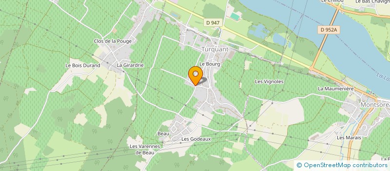 localisation de l'entreprise GFA DE LA BEDAUDIERE  TURQUANT