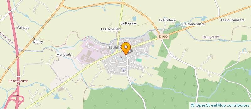 localisation de l'entreprise GFA DE LA BEILLARDIERE  TREMENTINES