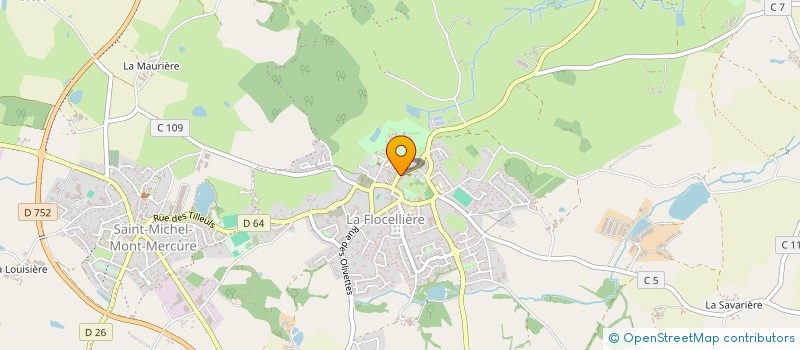 localisation de l'entreprise GFA DE LA BERGELIERE à SEVREMONT
