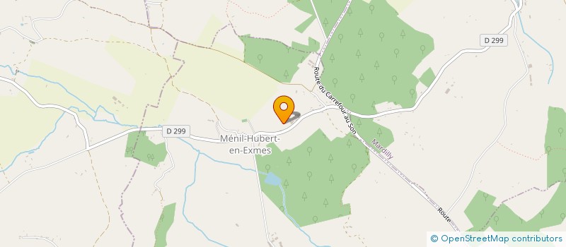 localisation de l'entreprise GFA DE LA BERGERIE à MENIL-HUBERT-EN-EXMES