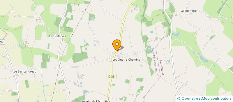 localisation de l'entreprise GFA DE LA BERGERIE  SAINT-PERE-EN-RETZ