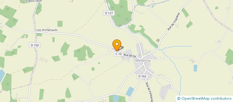 localisation de l'entreprise GFA DE LA BERNILLIERE à CHATEAU-RENARD