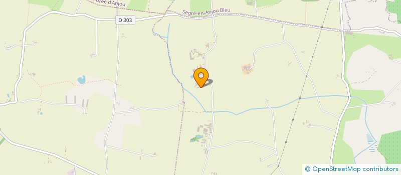 localisation de l'entreprise GFA DE LA BESSONNAIE  VAL D'ERDRE-AUXENCE