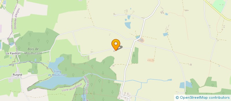 localisation de l'entreprise GFA DE LA BLANDELLERIE à OMBREE D'ANJOU