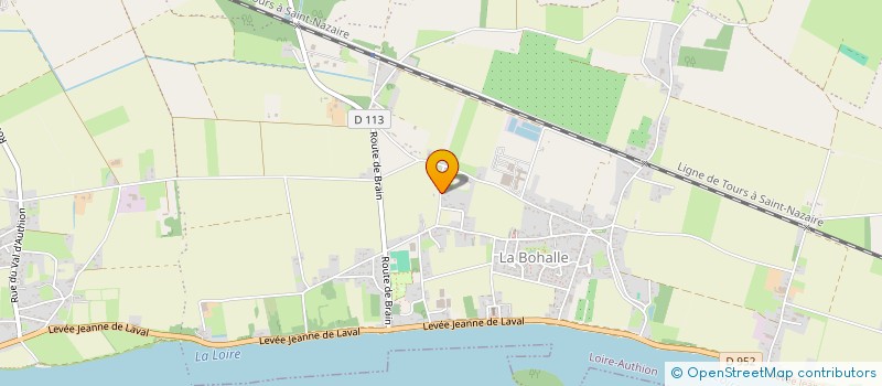 localisation de l'entreprise GFA DE LA BOIRE DU SAULE  LOIRE-AUTHION