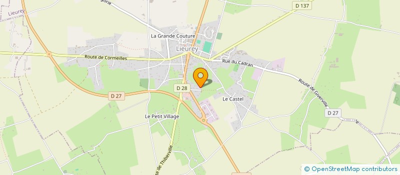 localisation de l'entreprise GFA DE LA BONNE MARE  LIEUREY