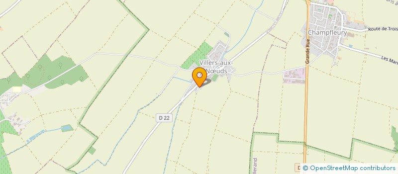 localisation de l'entreprise GFA DE LA BONNELLE  VILLERS-AUX-NOEUDS