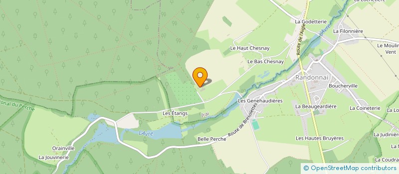 localisation de l'entreprise GFA DE LA BONNERIE à IRAI