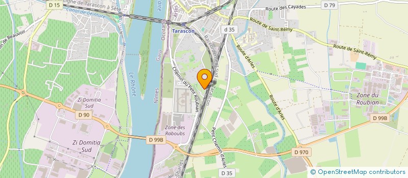 localisation de l'entreprise GFA DE LA BORDE  TARASCON