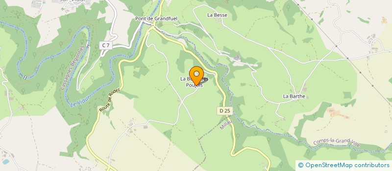 localisation de l'entreprise GFA DE LA BORIE DE SALMIECH  SALMIECH