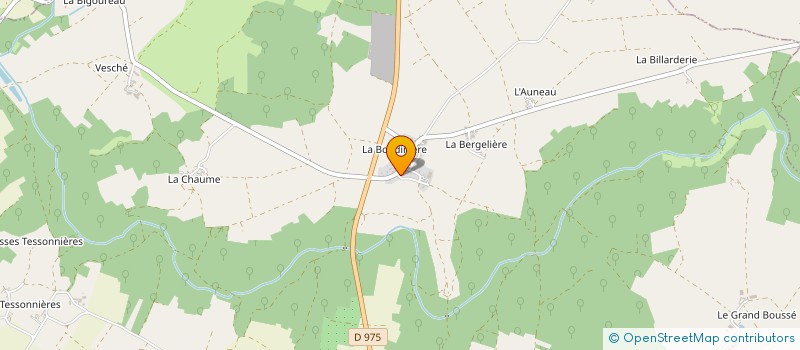 localisation de l'entreprise GFA DE LA BOUDINIERE à POULIGNY-SAINT-PIERRE