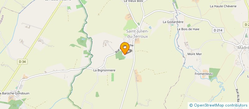 localisation de l'entreprise GFA DE LA BOUGUELIERE  THUBOEUF