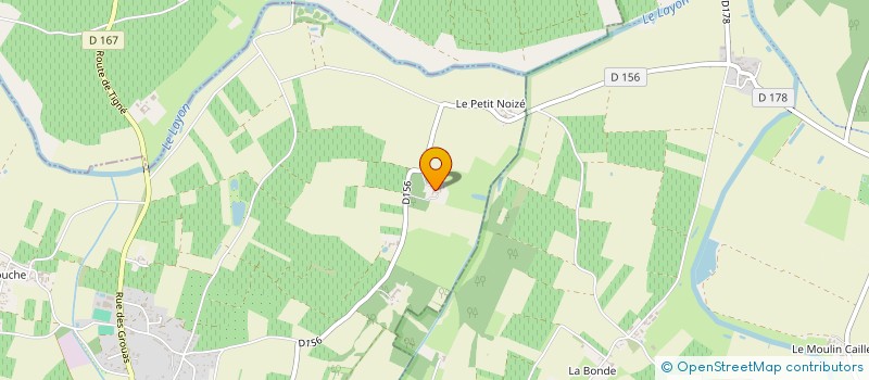 localisation de l'entreprise GFA DE LA BOULAIE à LYS-HAUT-LAYON