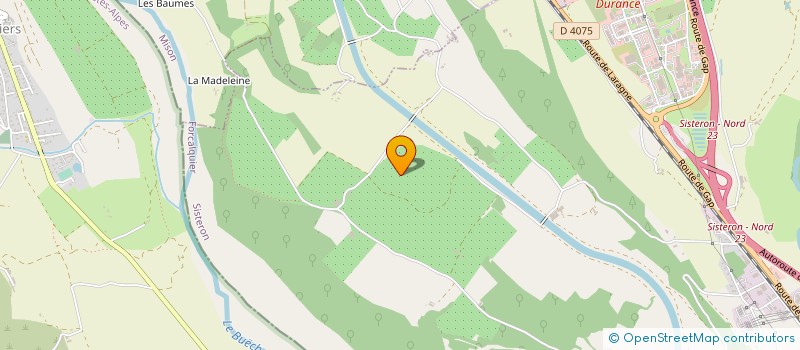 localisation de l'entreprise GFA DE LA BOUSQUETTE  SISTERON